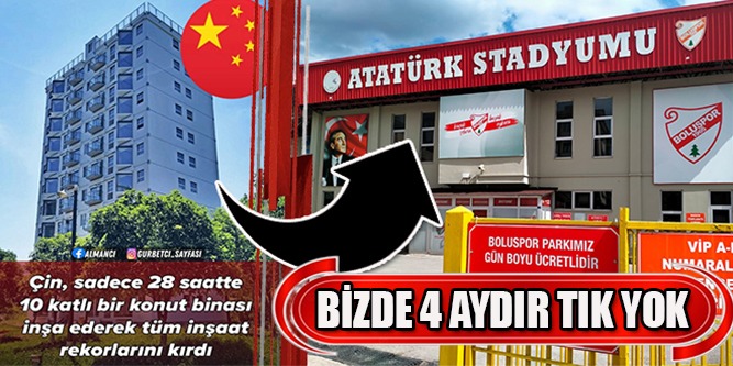 28 Saatte Gökdelen Yaptılar. Biz 4 Ayda Çivi Çakamadik