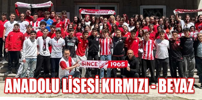 Anadolu Lisesi Kırmızı-Beyaz