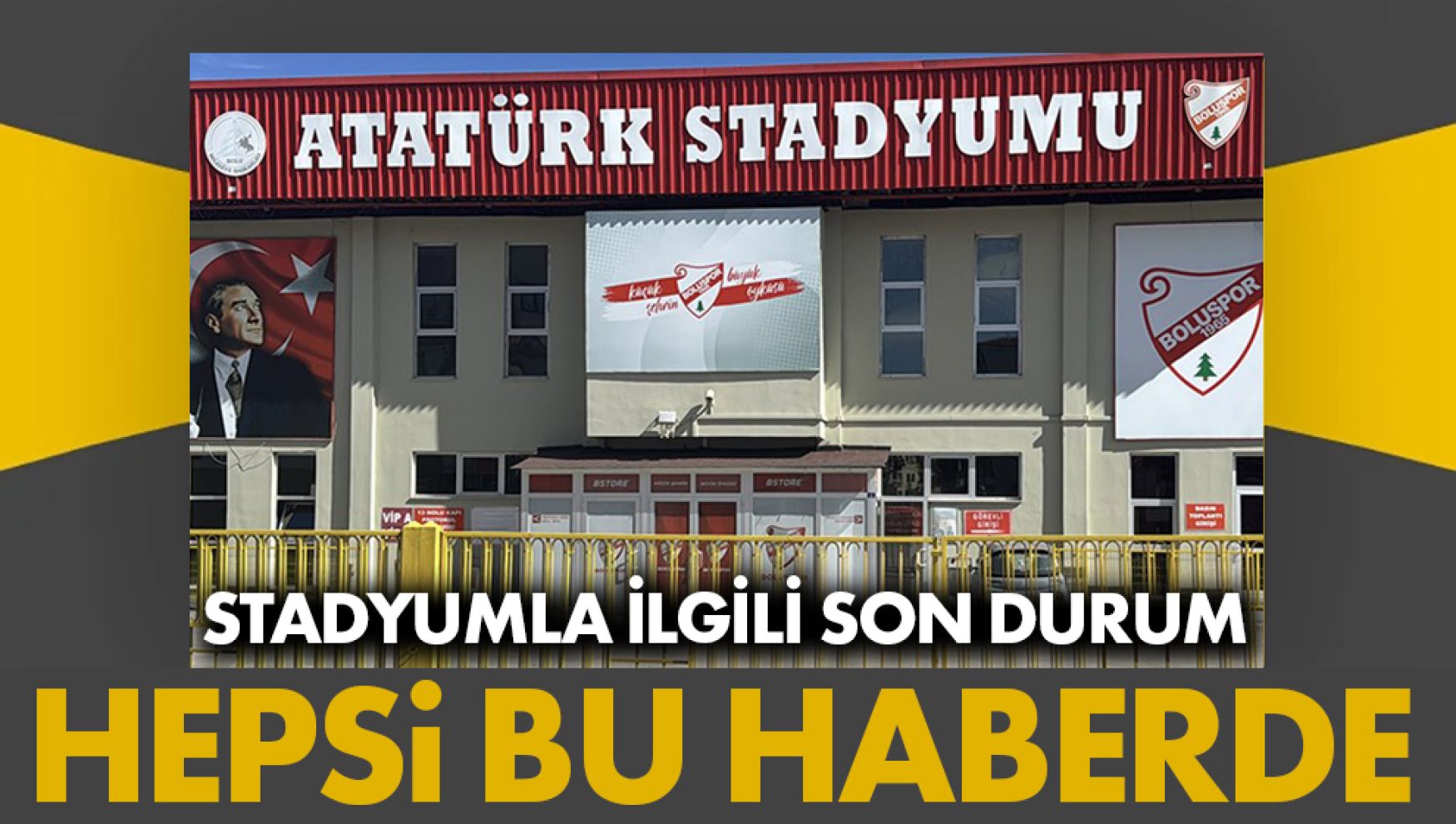 Bolu Atatürk Stadyumunda inşaat çalışmaları başlıyor