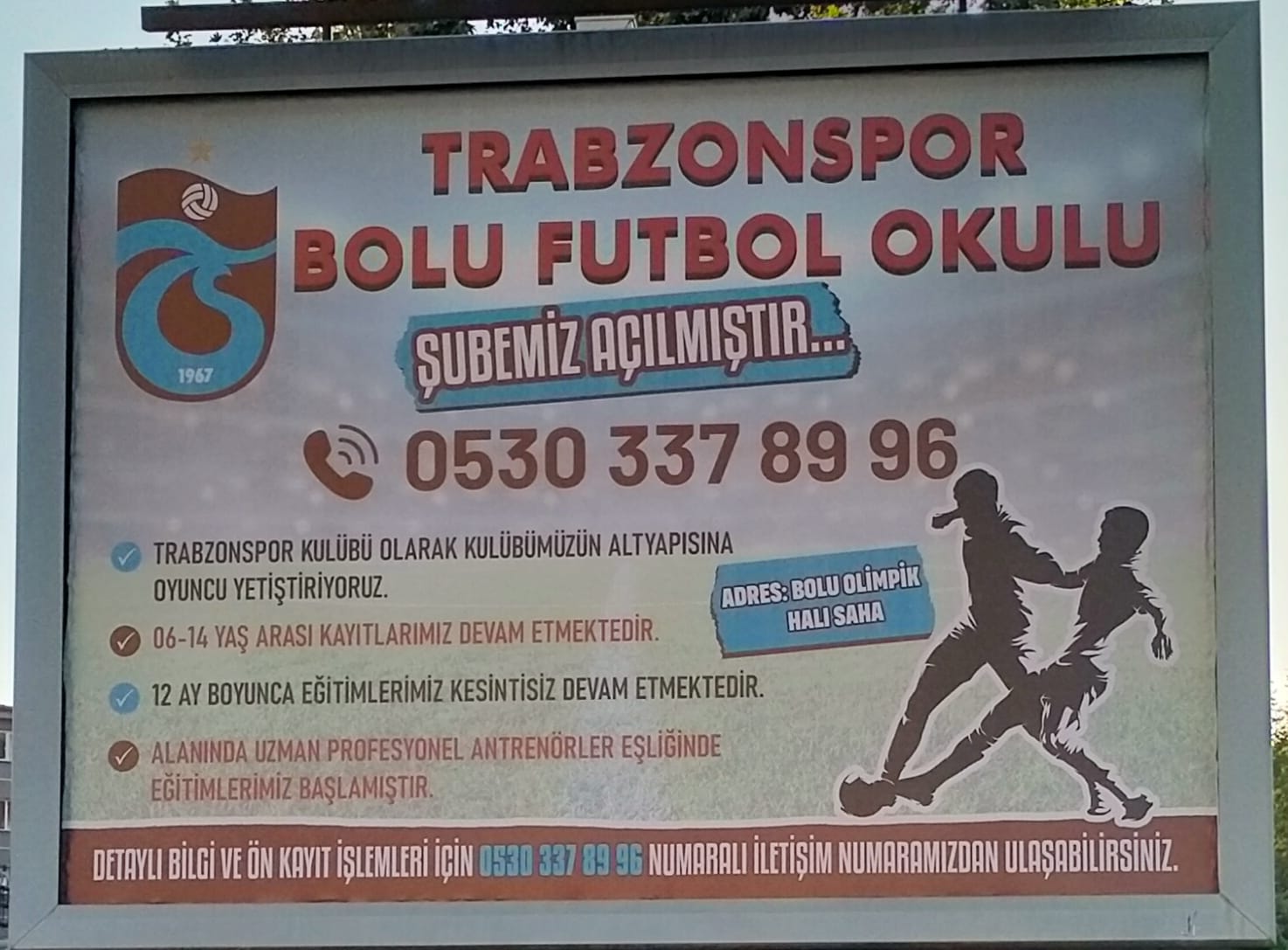 Bolu Trabzonspor Futbol Okulu Açıldı