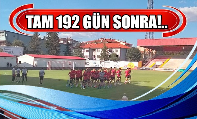Boluspor 6.5 Ay Sonra Stadyumda