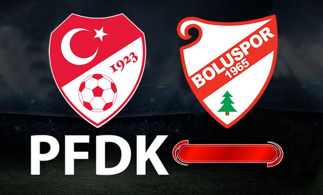 Boluspor Kartlardan PFDK’da