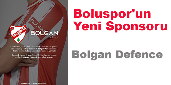 Boluspor'un Yeni Sponsoru