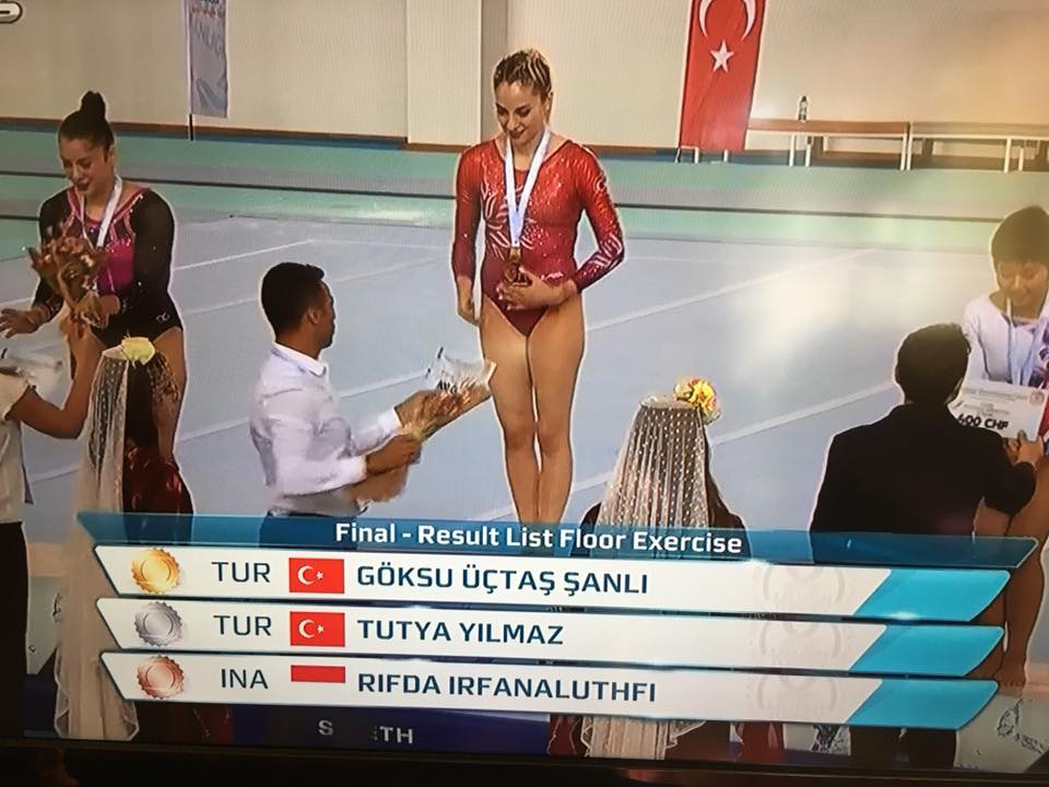  Göksu Üçtaş'tan   Ülkemize 2 Altın 1 bronz madalya