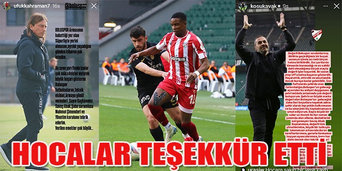 İki Hocamız da Teşekkür Etti