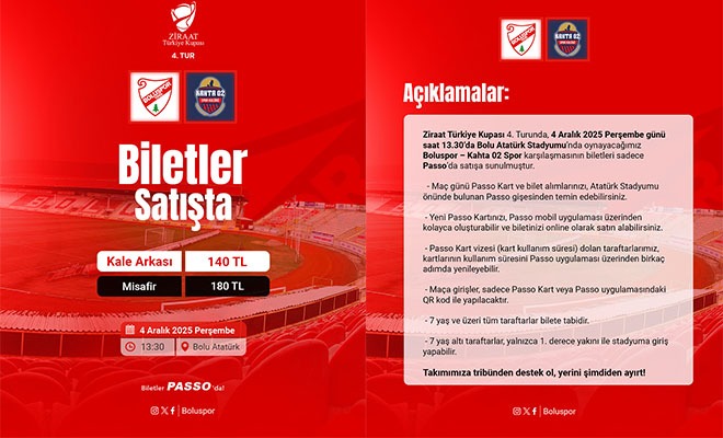 Kupa Biletleri Satışta