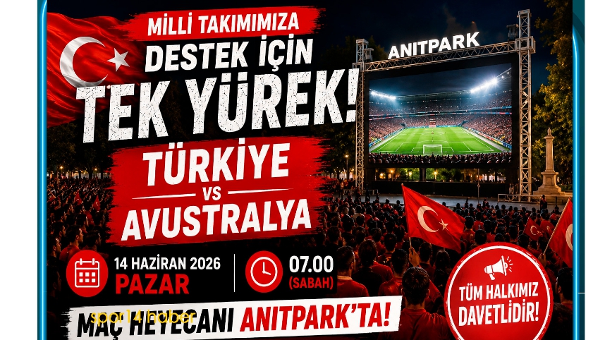 MİLLİ MAÇ HEYECANI DEV EKRANDA