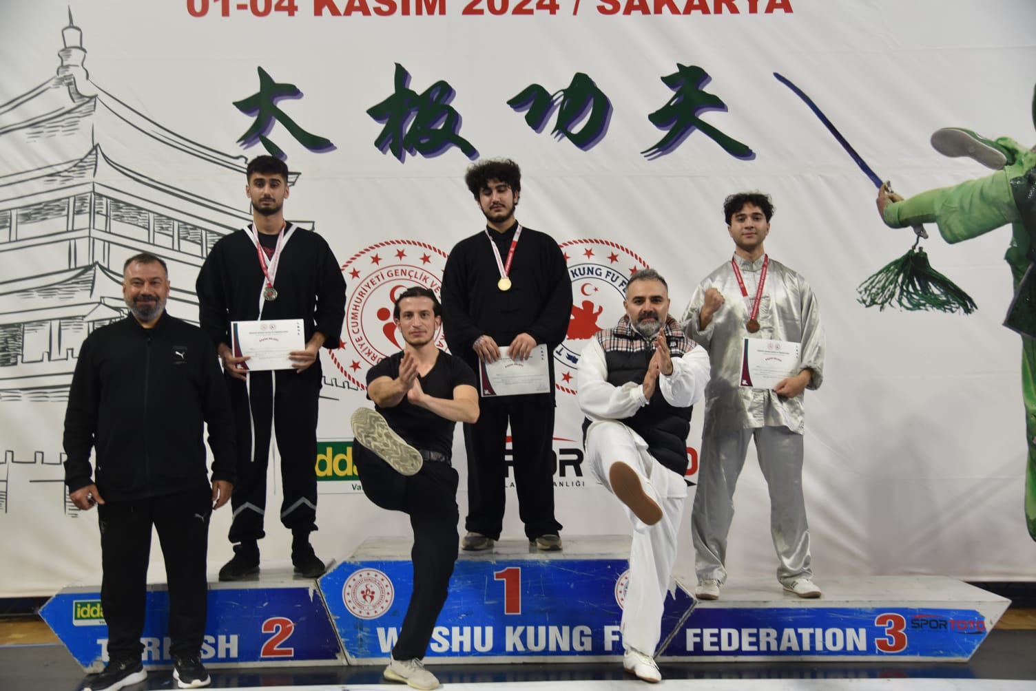 Türkiye Wushu Şampiyonasında adından başarıyla söz ettirdiler