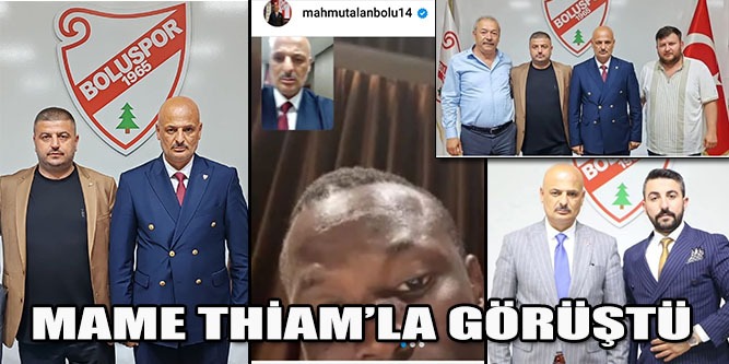 Alan Mame Thiam’la Görüştü