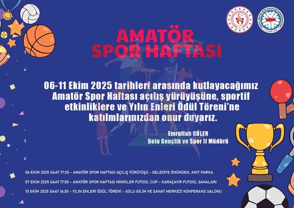Amatör Spor Haftası Başladı!
