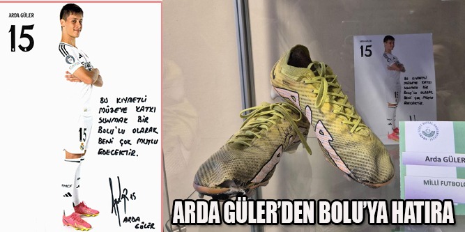 Arda Güler’in Kramponları Bolu’da Müzede