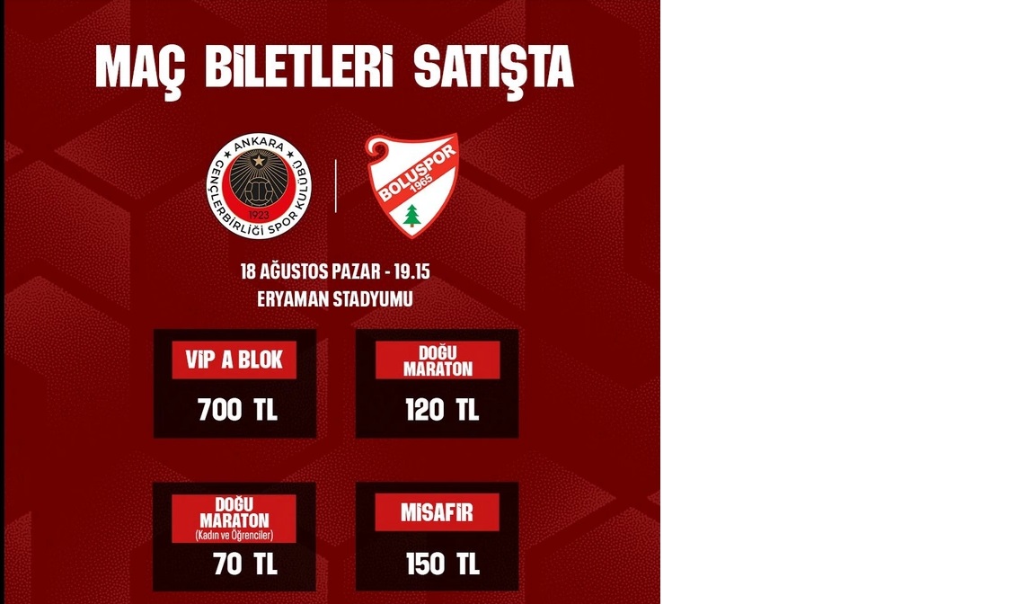 Biletler Satışa Çıktı