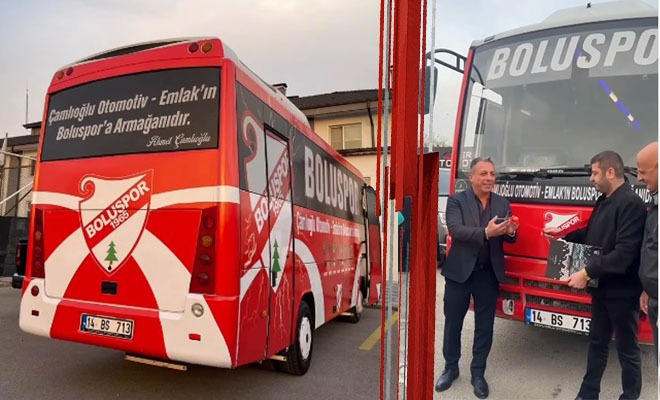 Çamlıoğlu’ndan Boluspor’a 30 Kişilik Araç