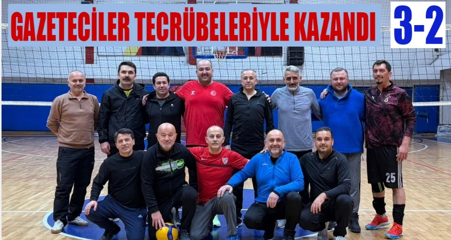 GAZETECİLER TECRÜBESİYLE KAZANDI