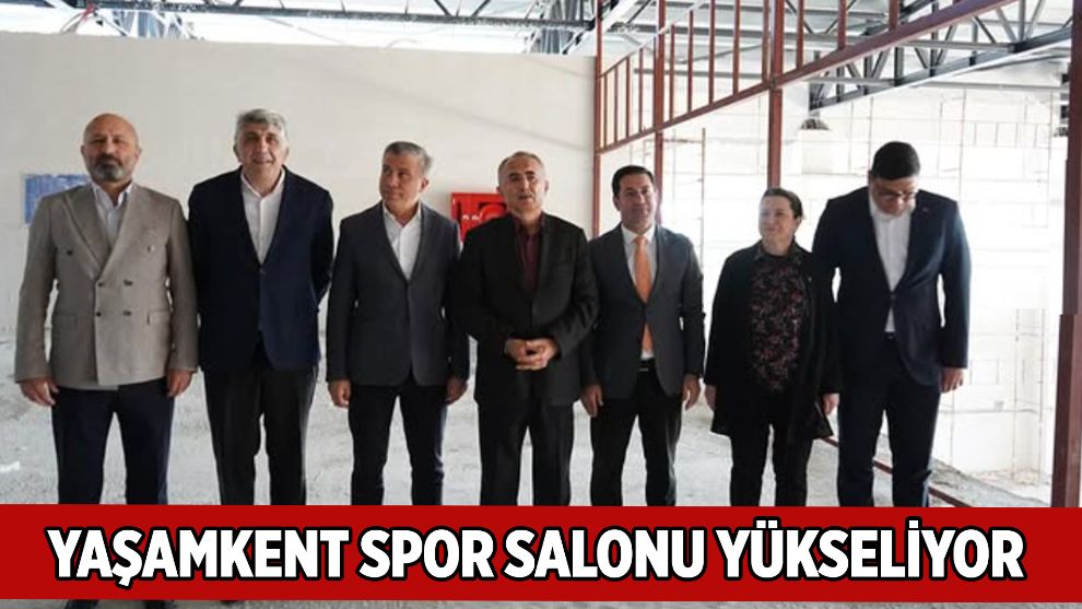 Yaşamkent Spor Salonu Yükseliyor